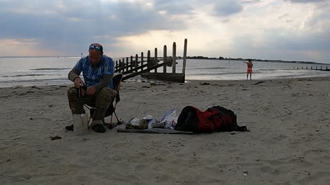 Making some drinks. Beach. Speedlapse. 4th Oct 2022