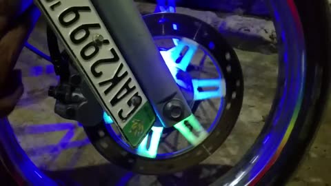 Honda deluxe front Brake glow