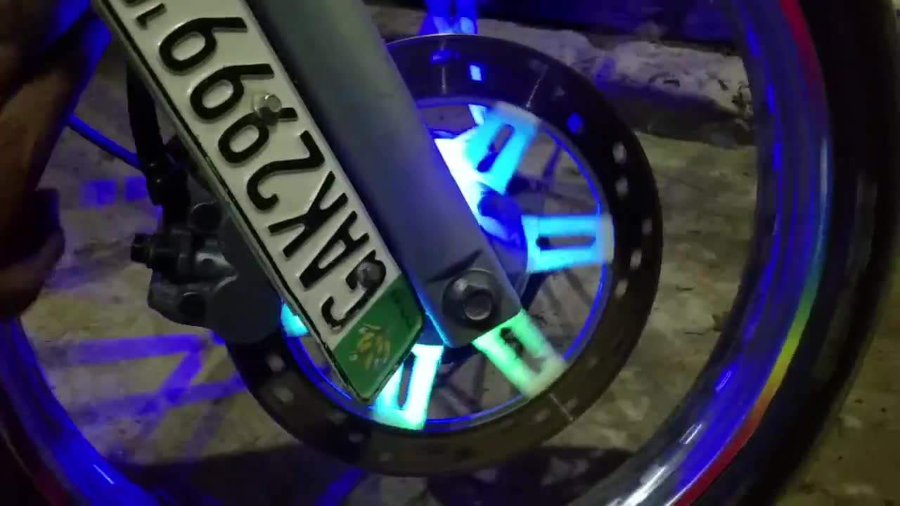 Honda deluxe front Brake glow