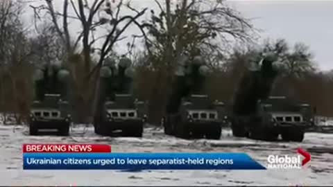 SIREN ALARMS GOING OFF IN UKRAINE
