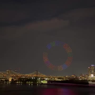 Drones light up NYC skies with the Agenda 2030 Sustainable Development Goals
