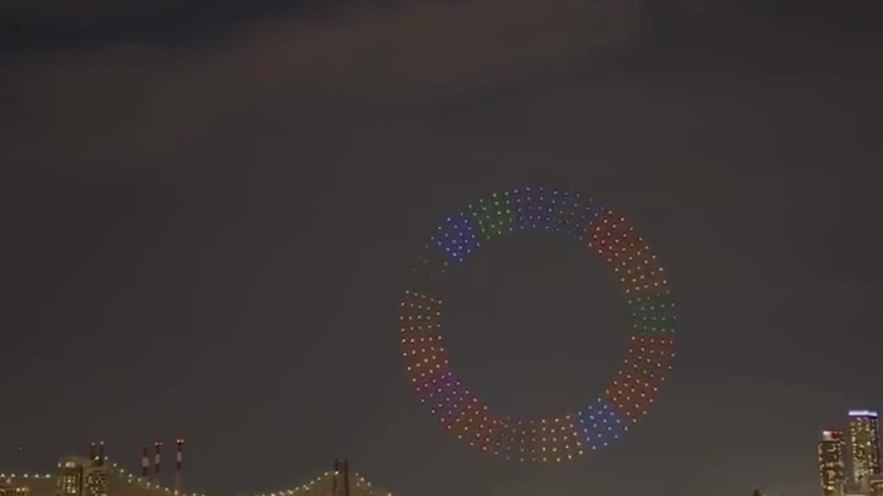 Drones light up NYC skies with the Agenda 2030 Sustainable Development Goals