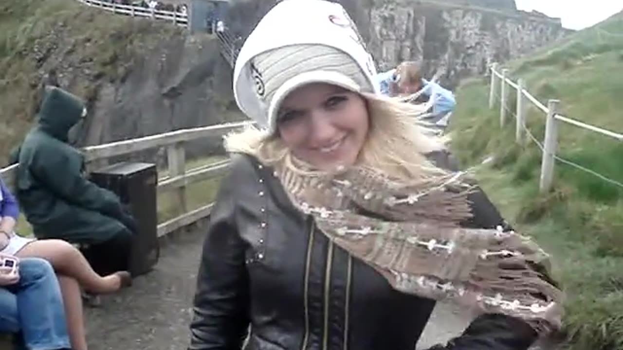 On the way to the Carrick-a-Rede Rope Bridge (Co. Antrim, NI, April, 2009)