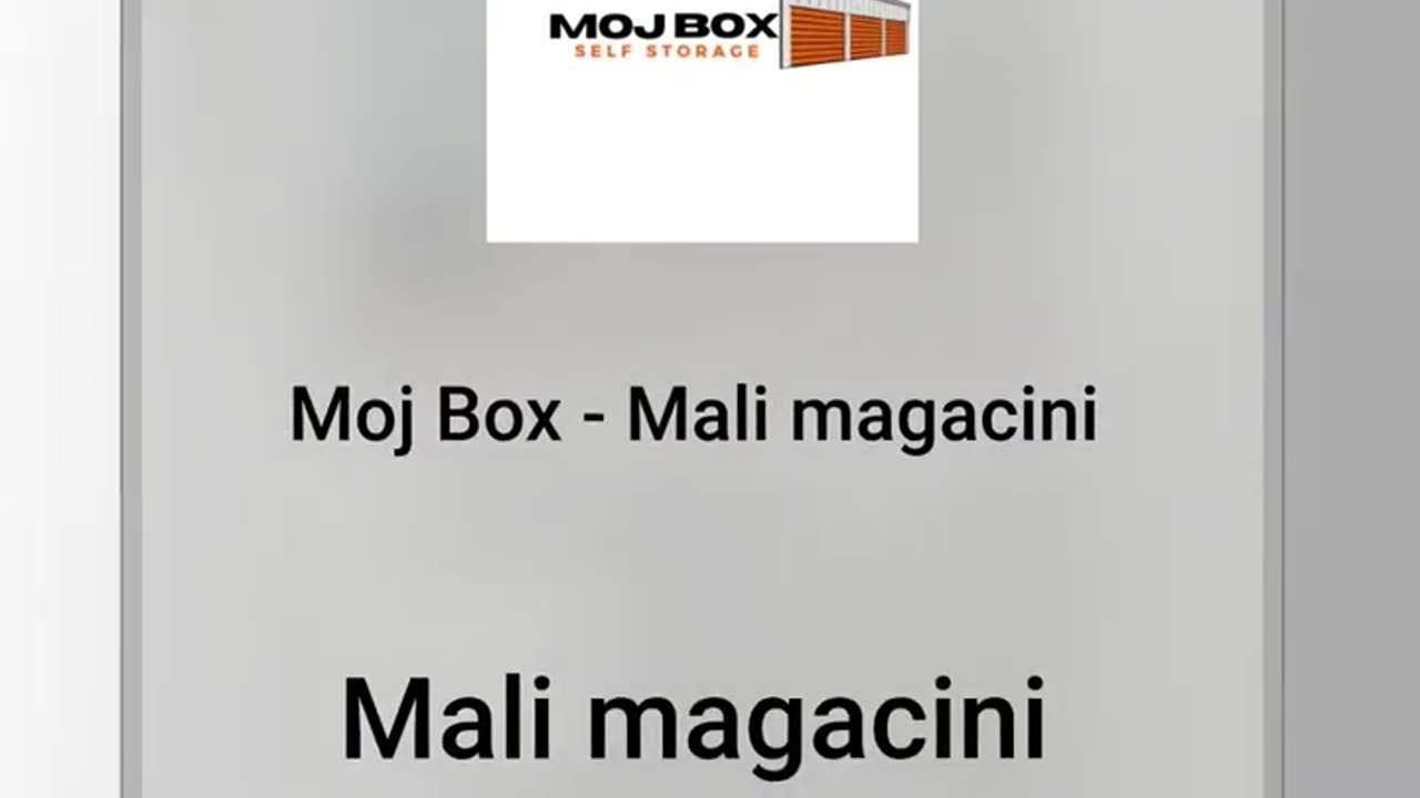 Mali Magacini Beograd - Moj Box Self Storage