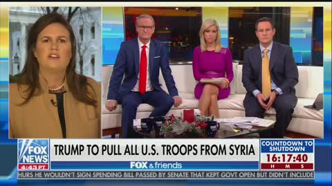 Kilmeade To Sarah Sanders — Trump Just Refounded ISIS