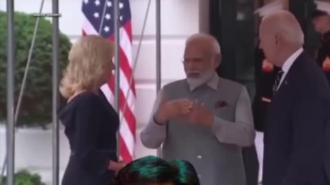 Modi ji and jo byden and wife with Modi ji comedy video
