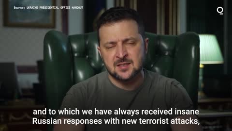 Ukraine's Zelenskiy Sets Terms for 'Genuine' Russia Peace Talks