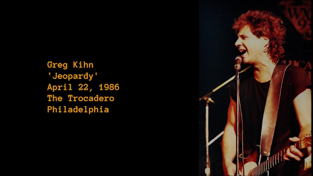 April 22, 1986 - Greg Kihn (with Joe Satriani) 'Jeopardy'