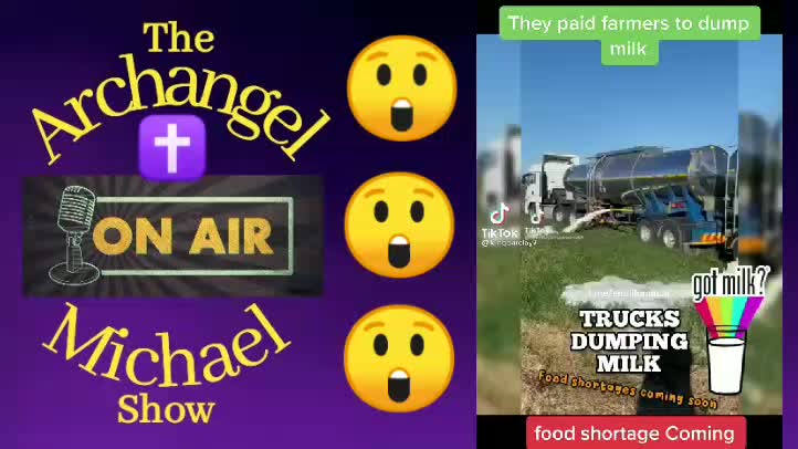 FARMERS DUMP MILK LOADS, TONS OF IT!!!