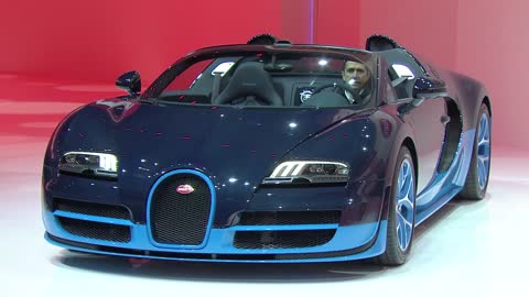 Bugatti Veyron 16.4 Grand Sport Vitesse preview at VW Group Evening Geneva March 2012