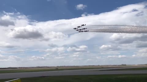 Canadian Snowbirds Flyby