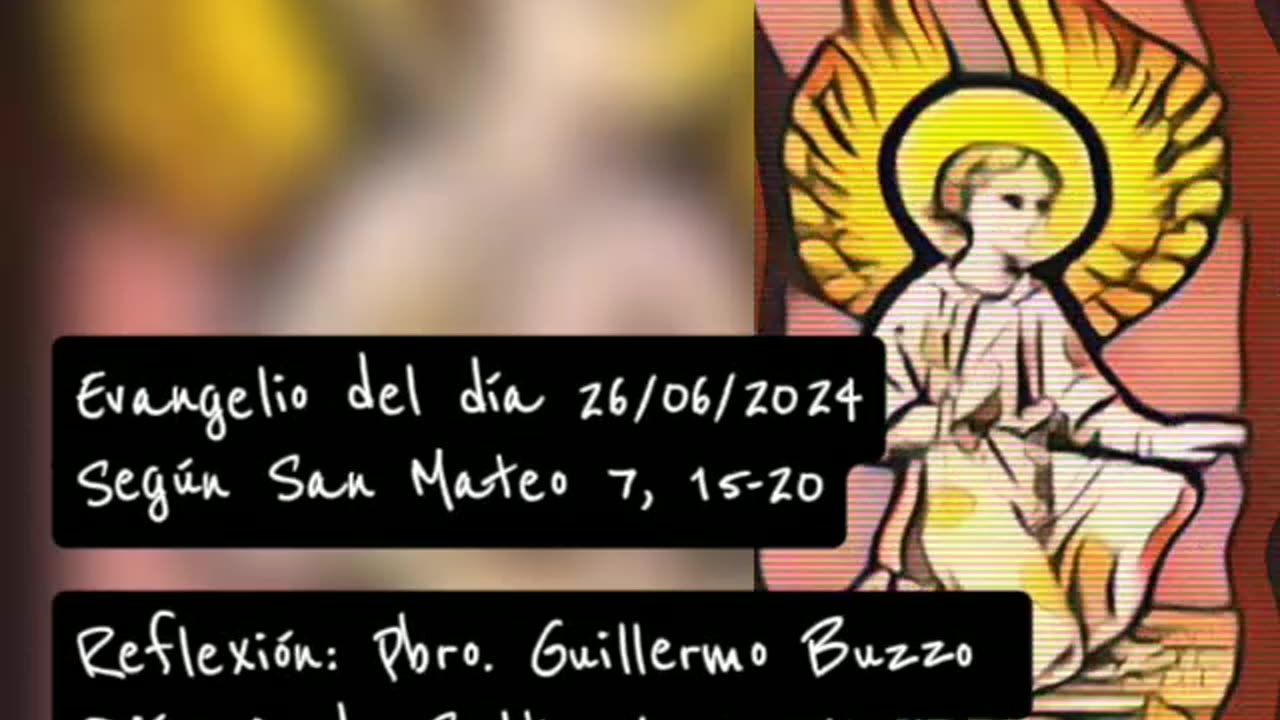Evangelio del día 26/06/2024 según San Mateo 7, 15-20 - Pbro. Guillermo Buzzo