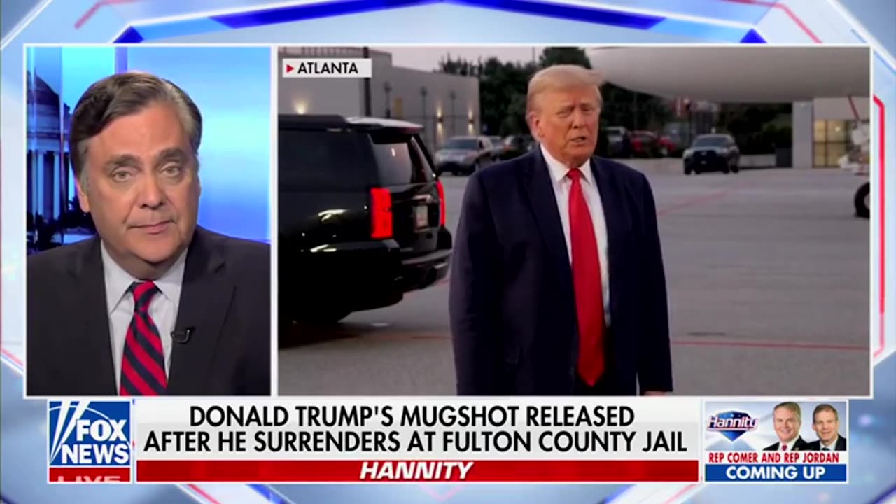 Jonathan Turley Says Mugshot Is 'Trophy Moment' For Fulton County DA