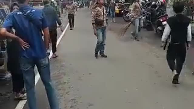 Suicide bomber blew himself up at a police station in Indonesia