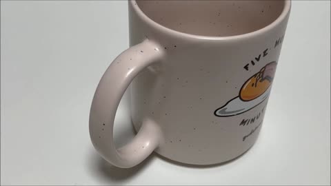 San Gudetama 5 More Minutes Speckle Mug