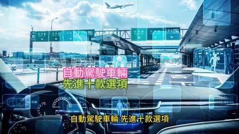 自動駕駛車輛 先進十款選項
