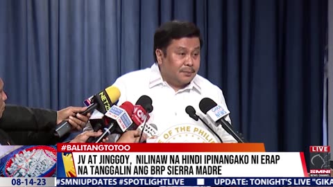 Sen. JV at Jinggoy, nilinaw na hindi ipinangako ni Erap na tanggalin ang BRP Sierra Madre