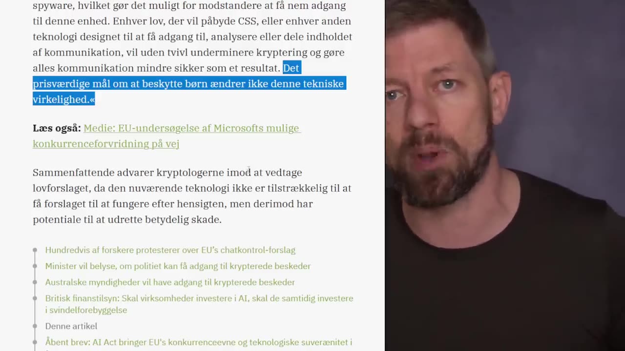 EU vil aflytte din telefon med "chatkontrol"