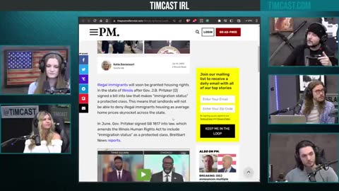 Timcast IRL - Illinois To FORCE Landlords To Rent To Illegal Immigrants