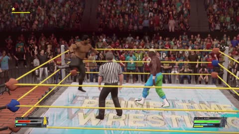 wwe2k22 title tournament prelim match 1 Koko B Ware vs Butch Reed