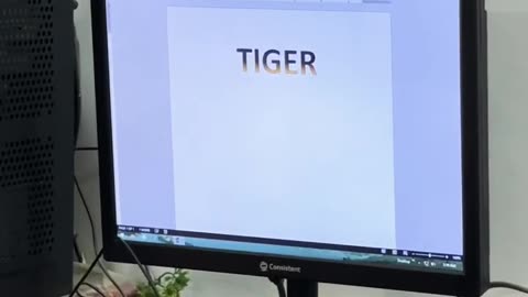 Tiger pictures in Ms word with short key /technology