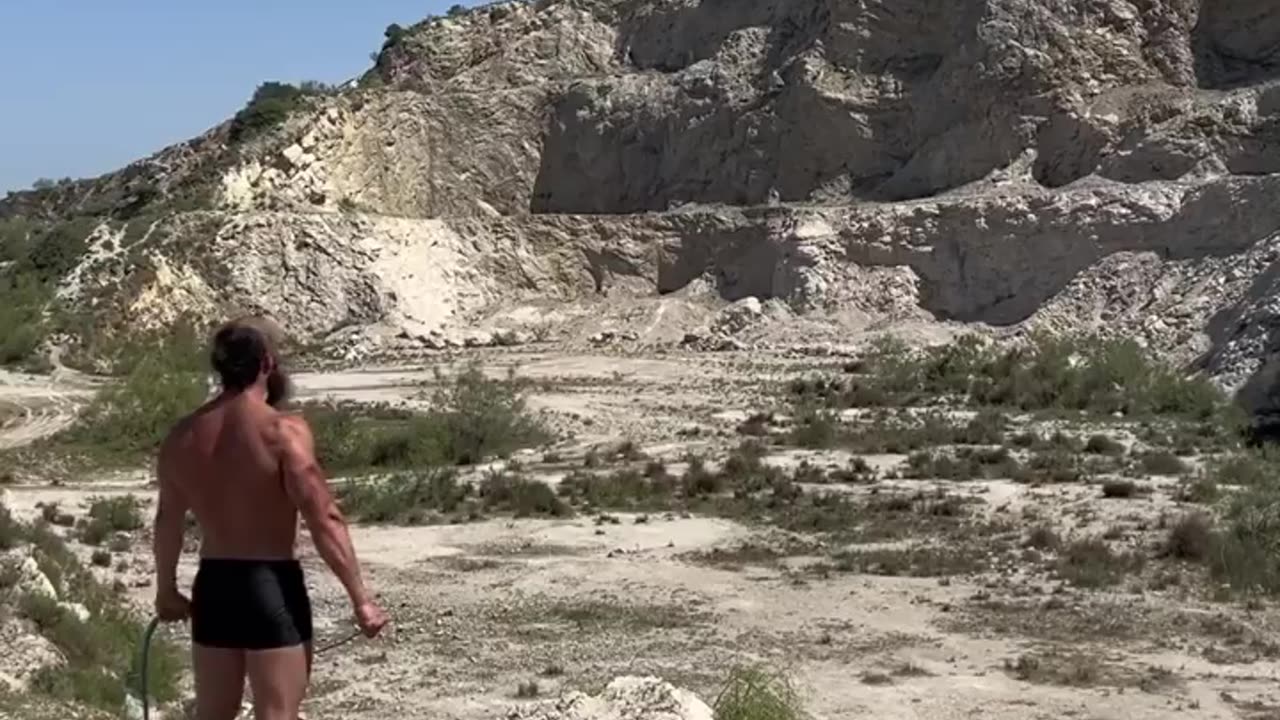 Throwing objects with a slingshot at insane speed