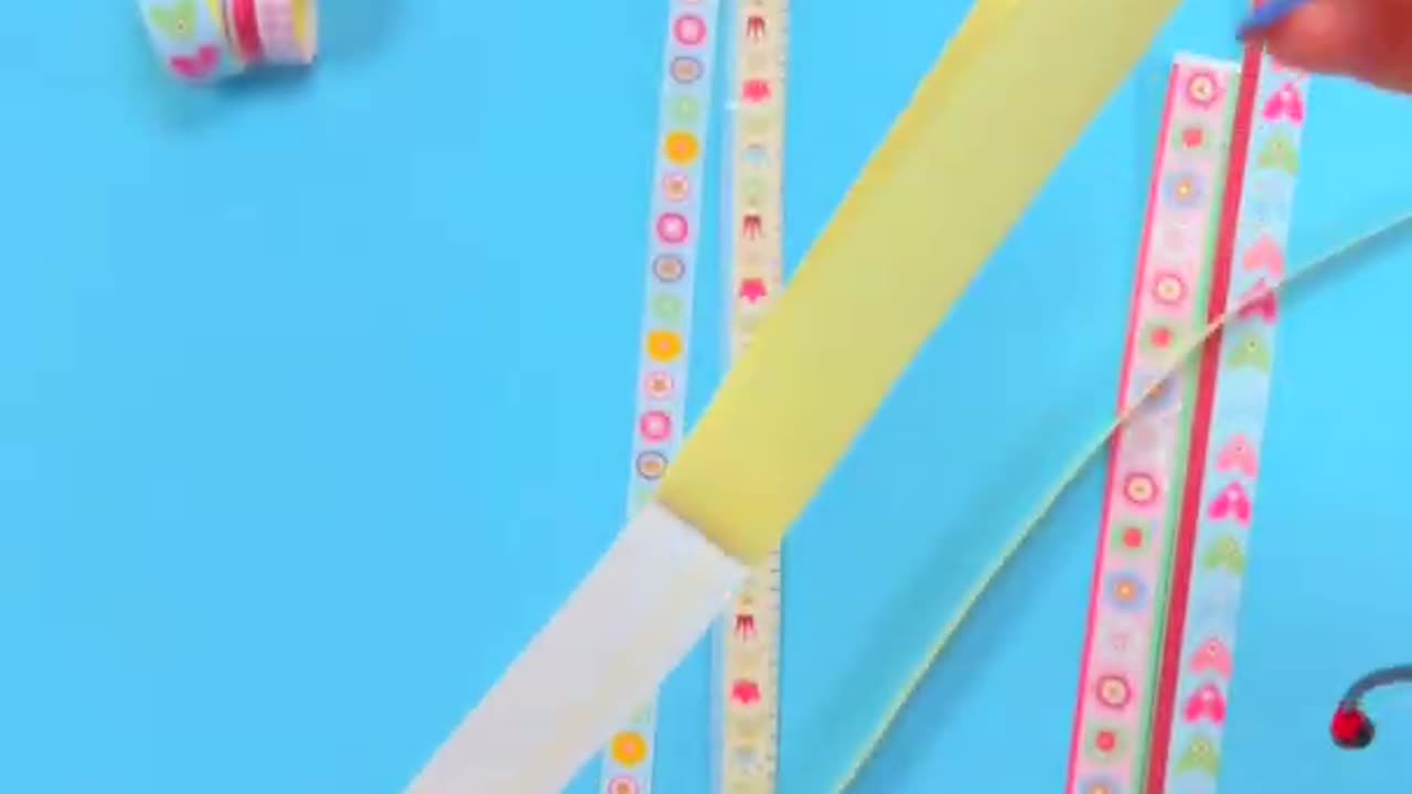 DIY - HOW TO MAKE WASHI TAPE AT HOME - 2 WAYS - BACK TO SCHOOL HACKS #shorts