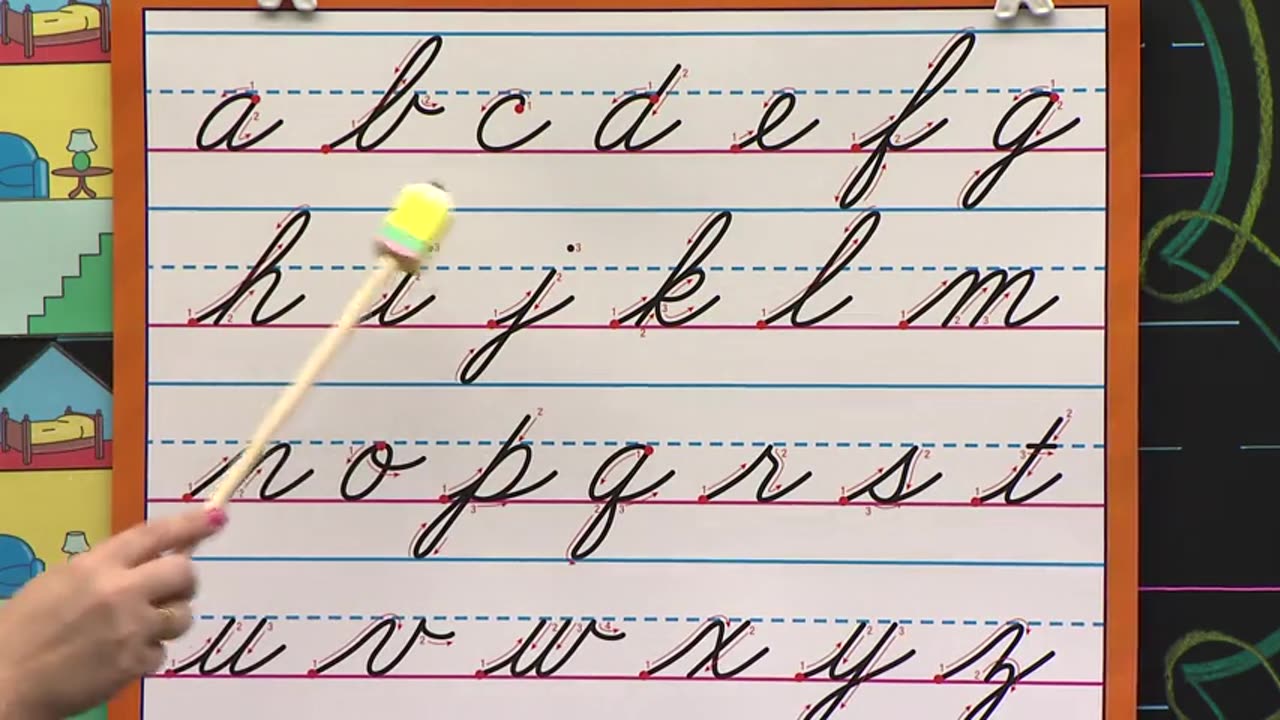 Abeka K4: Day 011 - Writing (Cursive Writing)