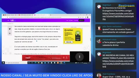 Canal Evidências - qonSqECYd3g - Galáxias não existem e a Via Láctea é o Domo!!