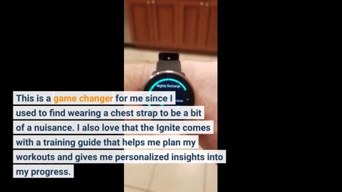 User Comments: POLAR Ignite - GPS Smartwatch - Fitness Watch with Advanced Wrist-Based Optical...