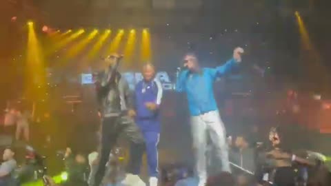 Poco lee join Burna boys on stage