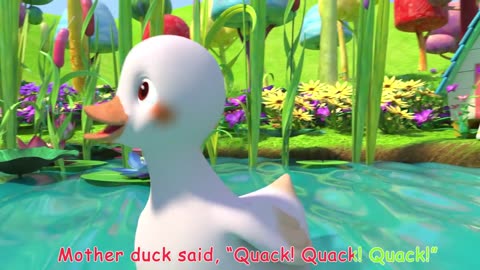 Five little ducks poem kids poem