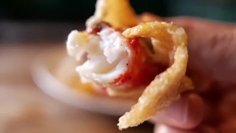 Thai food | GIANT ALASKAN KING CRAB Cooked Two Ways