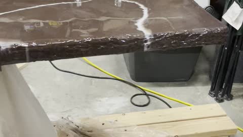 Learning how to make epoxy look like stone