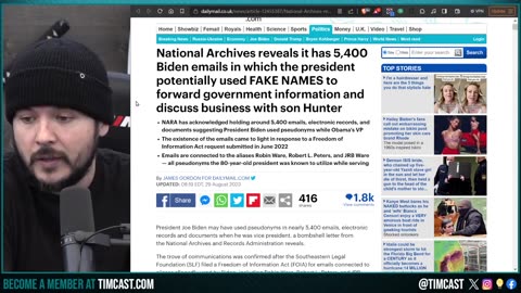 Records PROVE Biden Worked SHADY DEALS Using Alias, Biden CAUGHT AGAIN in Lies About Hunter