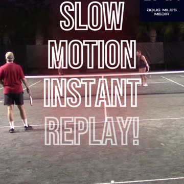 FOREHAND VOLLEY FOR THE POINT!