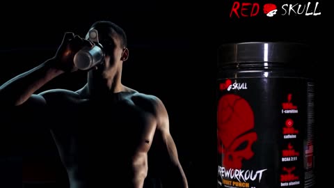 Commercial product video ad redskull pre workout