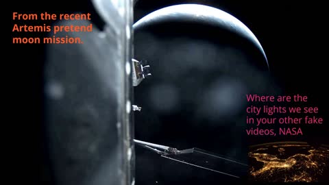 NASA Artemis Fraud City Lights