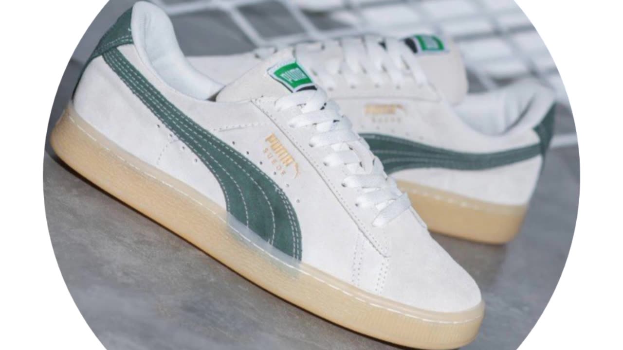 Puma Suede Classic Original Cream Olive Sol Clear
