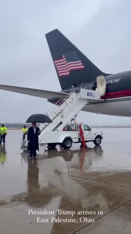 HUGE: Donald Trump Just Arrived In East Palestine, Ohio