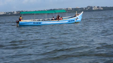Miramar beach boat riding goa