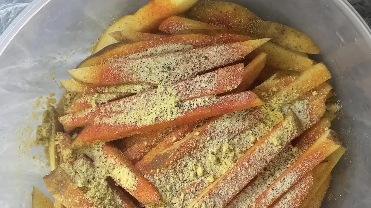 French fries 🍟 with Dominican Salami and Eggs 🍳 ENJOY