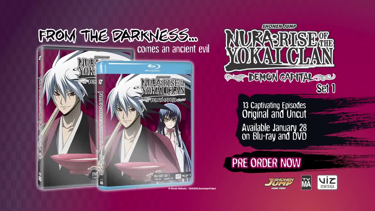 OFFICIAL NURA Rise of the Yokai Clan DEMON CAPITAL Set 1 Commercial for Blu-ray&DVD