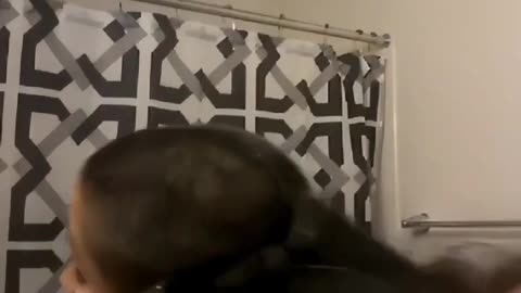 Mom headshave for fun