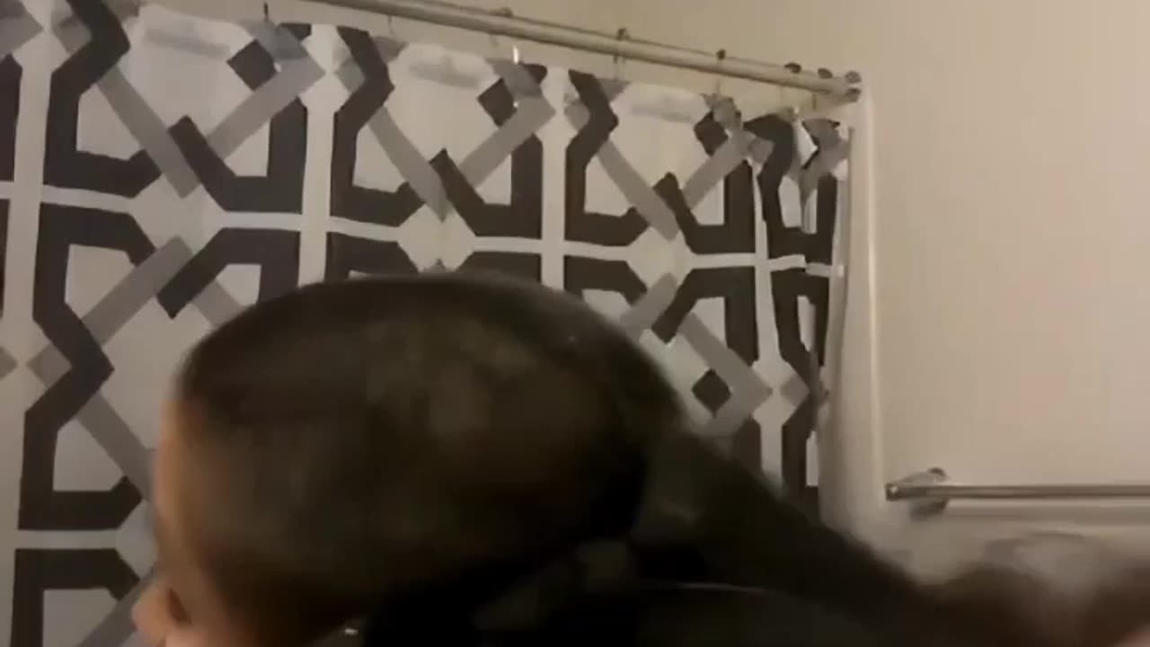 Mom headshave for fun