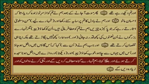 QURAN PARA 1 JUST/ONLY URDU TRANSLATION WITH TEXT HD FATEH MUHAMMAD JALANDRI