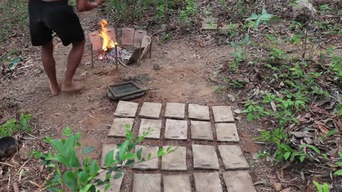 365 Days How I Survival And Build In The Rain Forest