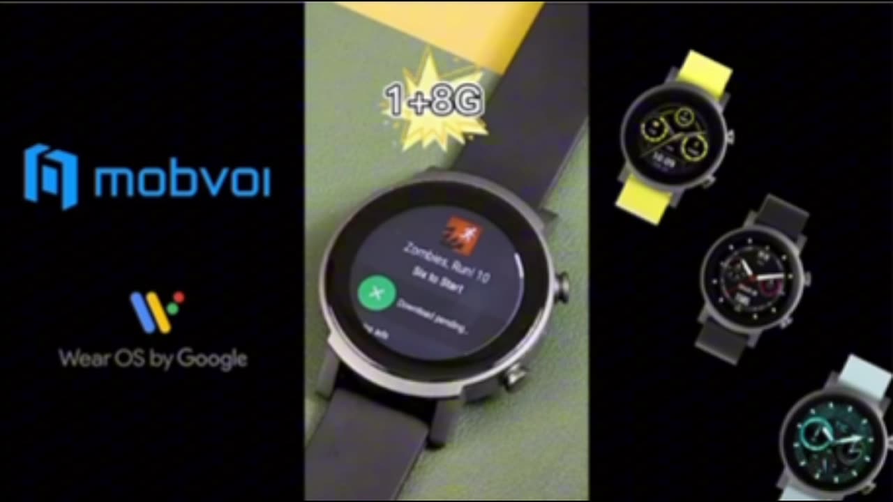 Ticwatch E3 Smart Watch Wear OS by Google for Men Women Qualcomm Snapdragon Wear 4100