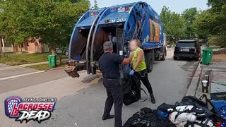 Man Throws $10,000 In Lacrosse Gear Into Garbage Truck! - Kevin J. Johnston