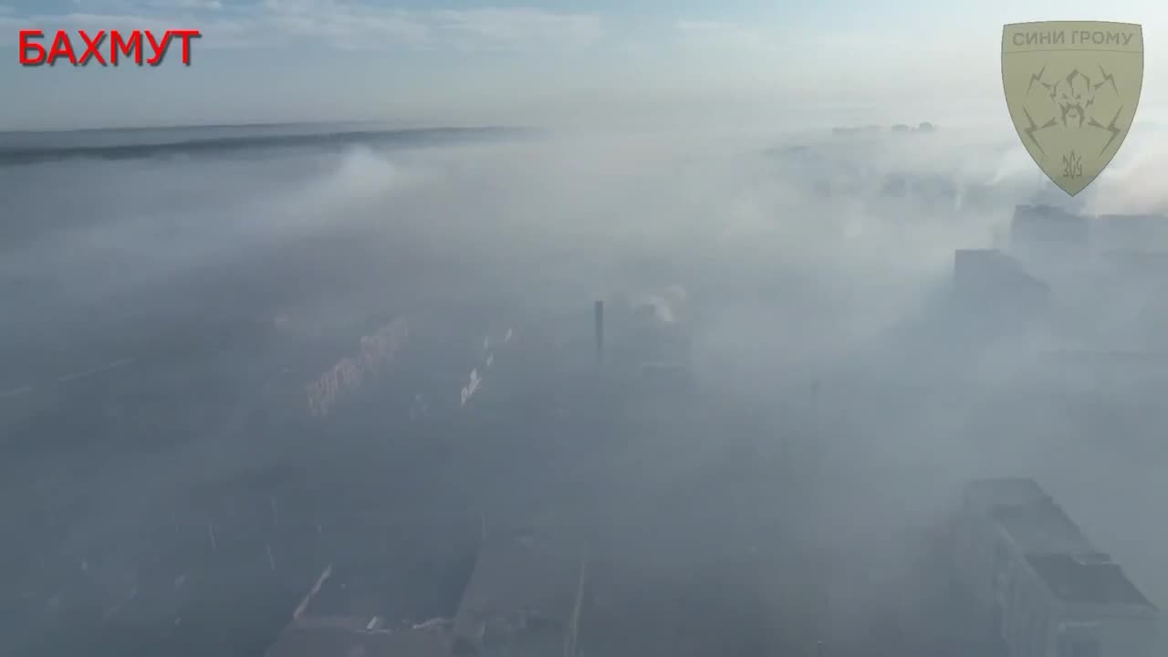 Incredible High Altitude Drone Footage of the Ruins of Bakhmut